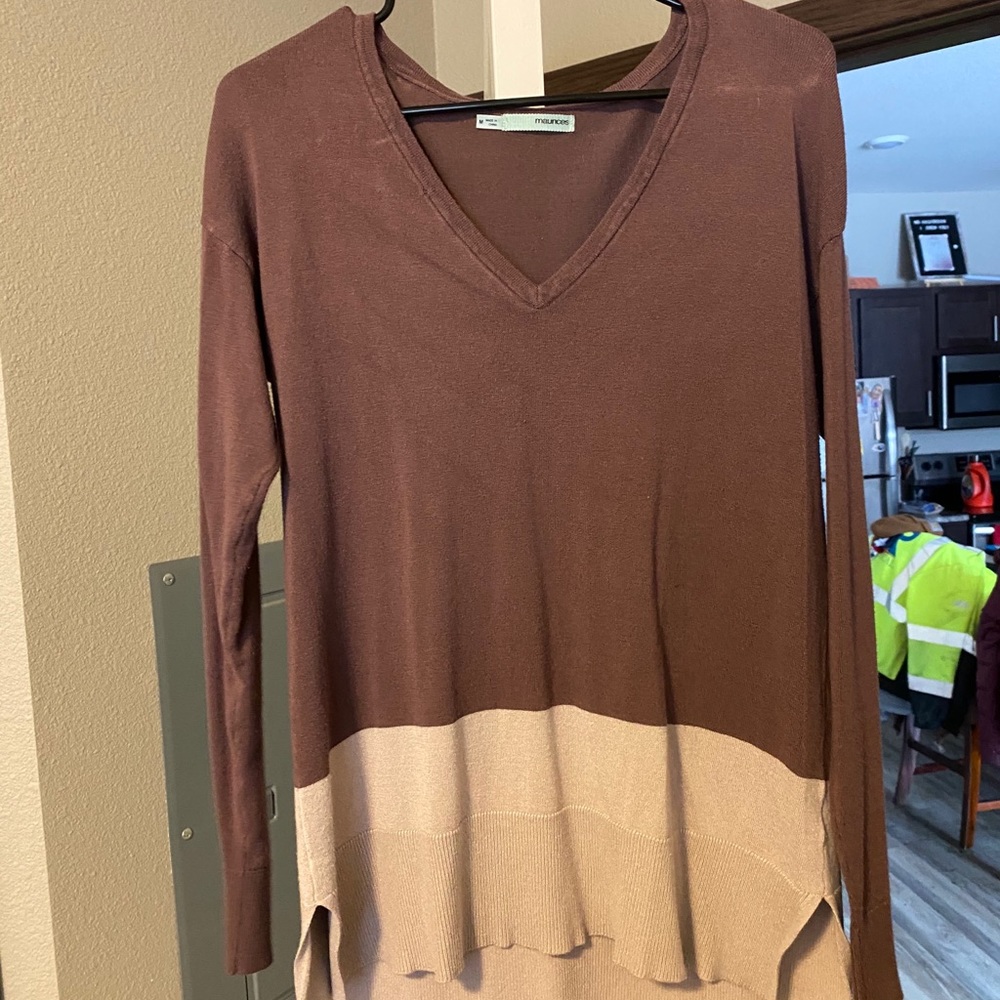 Maurices two toned long sleeve sweater!